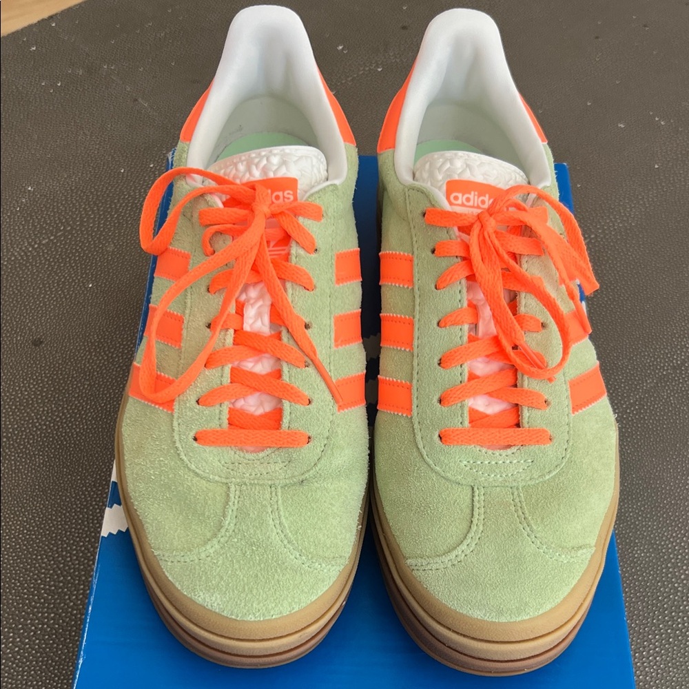 adidas Green and Orange Sneakers